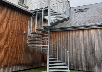 Conception d’escalier métallique sur mesure